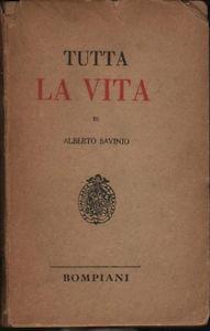 Tutta la vita - Alberto Savinio - copertina