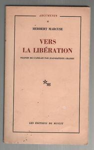Vers la liberation - Herbert Marcuse - copertina