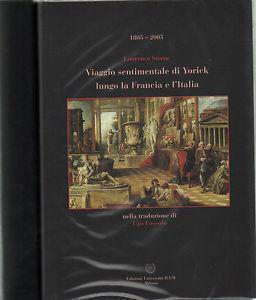 Viaggio sentimentale di Yorick - Laurence Sterne - copertina