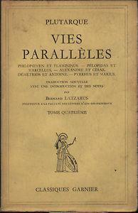 Vies paralleles tome 4 - Plutarco - copertina