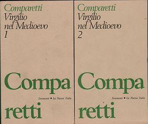Virgilio nel medioevo 2vol - Domenico Comparetti - copertina