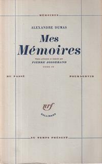 Alexandre Dumas memoires 19 tome 4