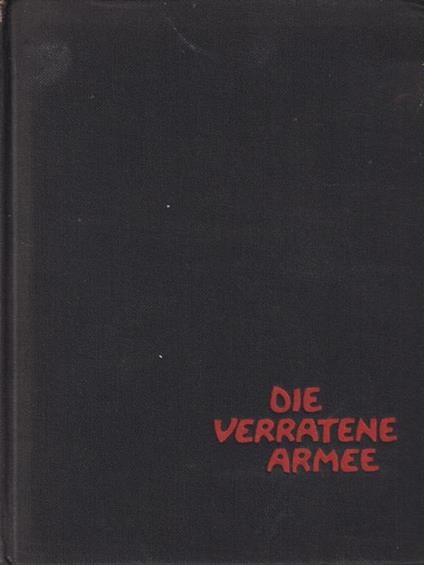 Die verratene Armee - Heinrich Gerlach - copertina