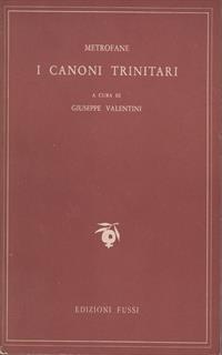 I Canoni Trinitari