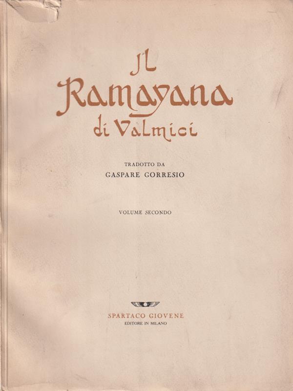 Il Ramayana di Valmici. Vol.2