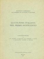 La cultura Italiana nel primo Novecento