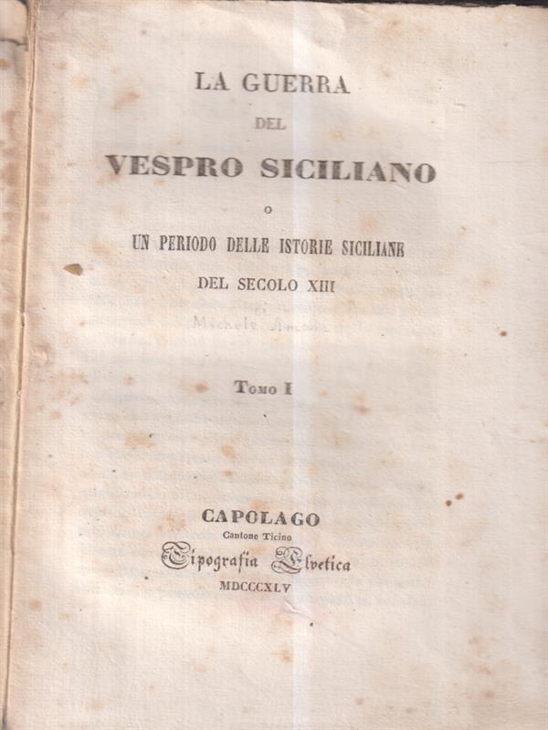 La Guerra Del Vespro Siciliano