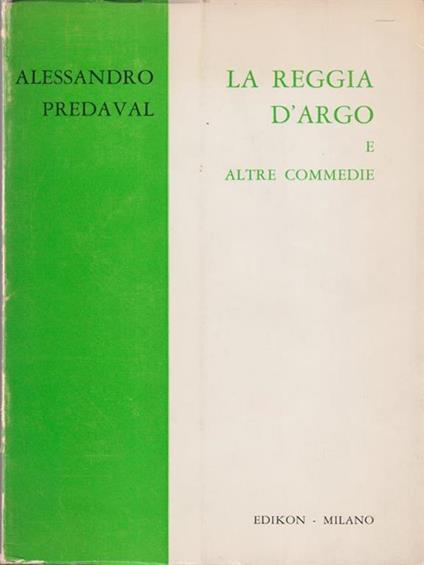 La reggia d'argo - Alessandro Predaval - copertina