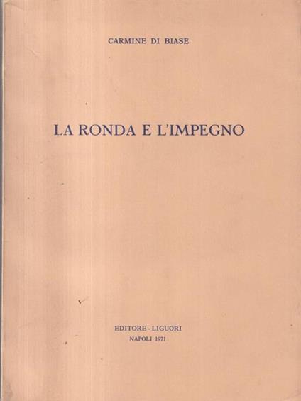 La ronda e l'impegno - Carmine Di Biase - copertina