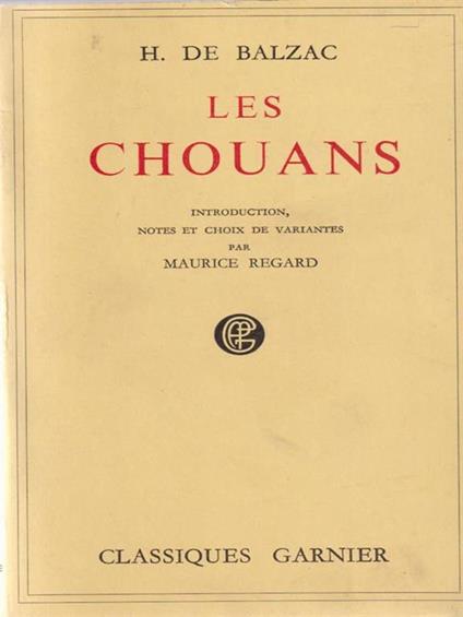 Les Chouans - Honoré de Balzac - copertina