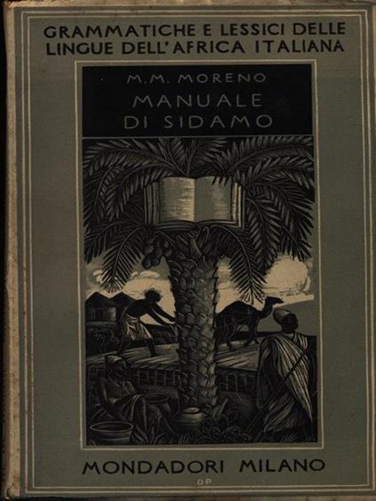 Manuale di Sidamo - Martino M. Moreno - copertina