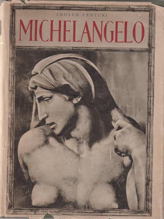 Michelangelo - Adolfo Venturi - copertina