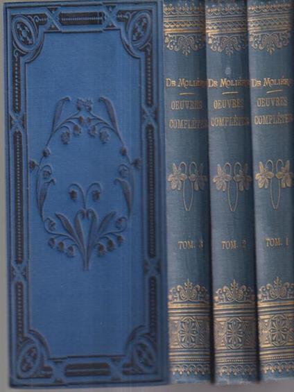 Oeuvres completes. 3 Volumi - Molière - copertina
