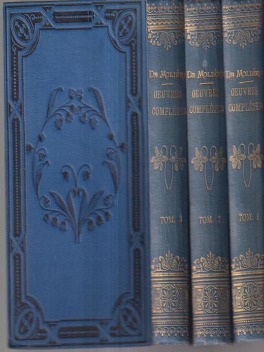 Oeuvres completes. 3 Volumi - Molière - copertina