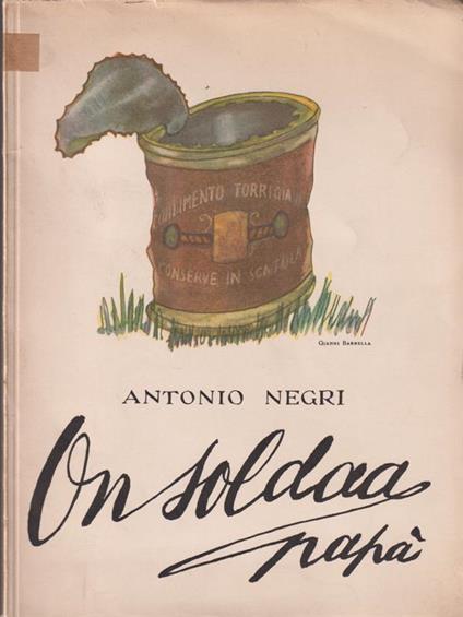 On soldaa papà. Convivio Letterario - Antimo Negri - copertina