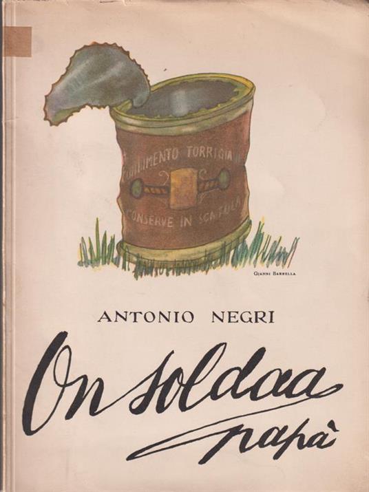 On soldaa papà. Convivio Letterario - Antimo Negri - copertina