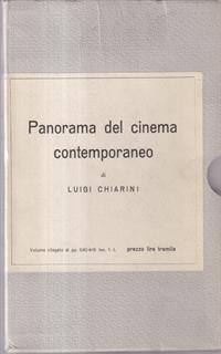 Panorama del cinema contemporaneo