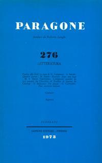 Paragone 276 anno XXIV. Letteratura