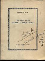 Per ogni voce sempre la stessa Napoli