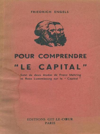 Pour comprendre le capital - Friedrich Engels - copertina