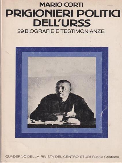 Prigionieri politici dell'URSS - Maria Corti - copertina