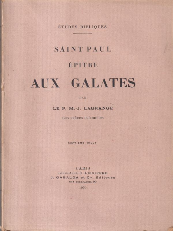 Saint Paul epitre aux galates