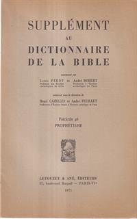 Supplement au dictionnaire de la Bible fascicule 46