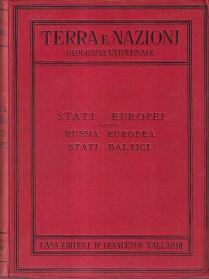 Terra e nazioni. Russia europea e Stati Baltici - Stefano Grande - copertina