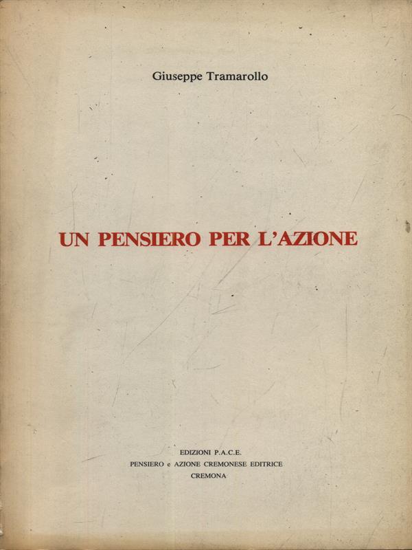 Un pensiero per l'azione