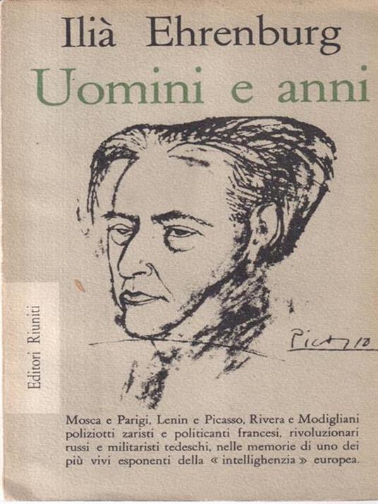 Uomini e anni - Il'ja Ehrenburg - copertina