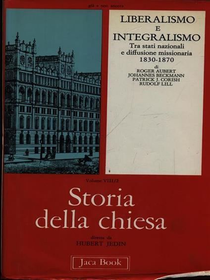 Liberalismo e integralismo - copertina