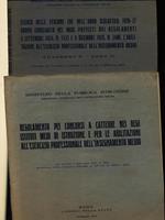 2 fascicoletti del ministero della pubblica istruzione