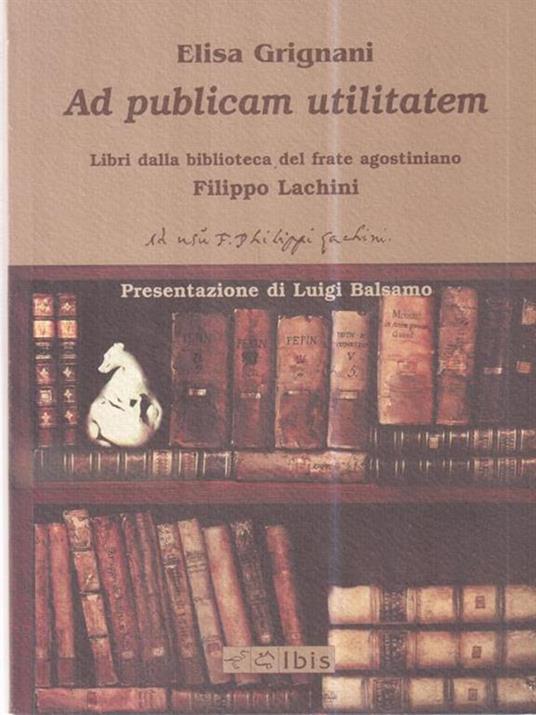 Ad publicam utilitatem - Elisa Grignani - copertina