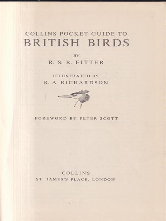 The pocket guide to British Birds - copertina