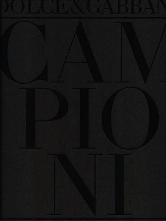 Campioni. Fotografie di Domenico Dolce - Domenico Dolce - copertina