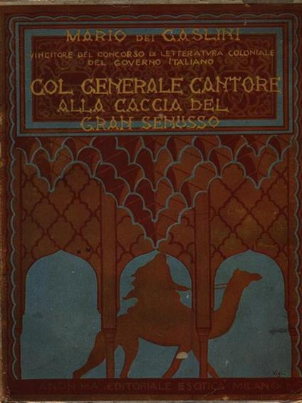 Col generale Cantore alla caccia del gran Senusso - Mario Gaslini - copertina