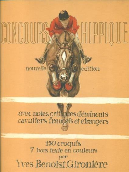 Concours hippique - Yves Benoist-Gironiére - copertina