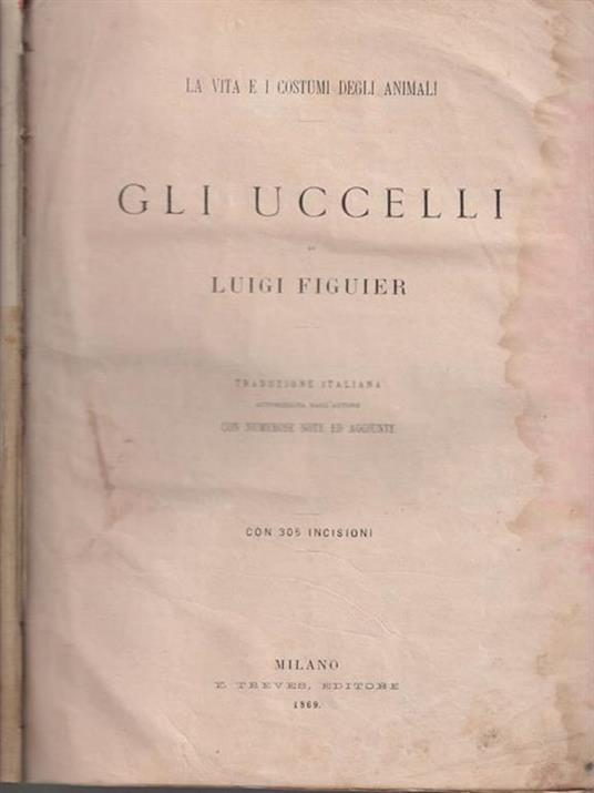 Gli uccelli - Luigi Figuier - copertina