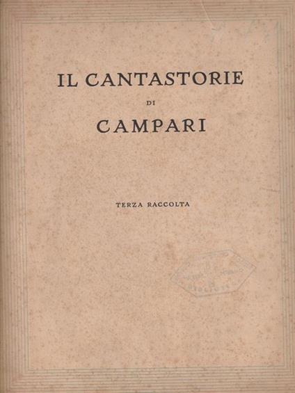 Il Cantastorie di Campari. Terza raccolta. Copia numerata - copertina
