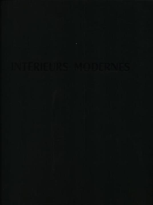 Intérieurs Modernes - Georges Eudes - copertina