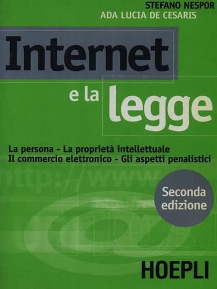 Internet e la legge - Ada L. De Cesaris - copertina