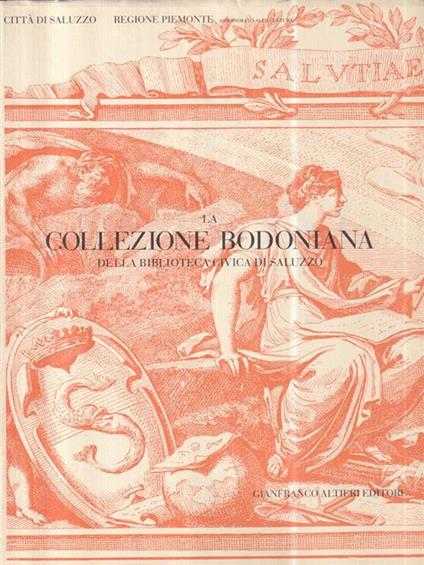 La collezione Bodoniana della Biblioteca Civica di Saluzzo - copertina
