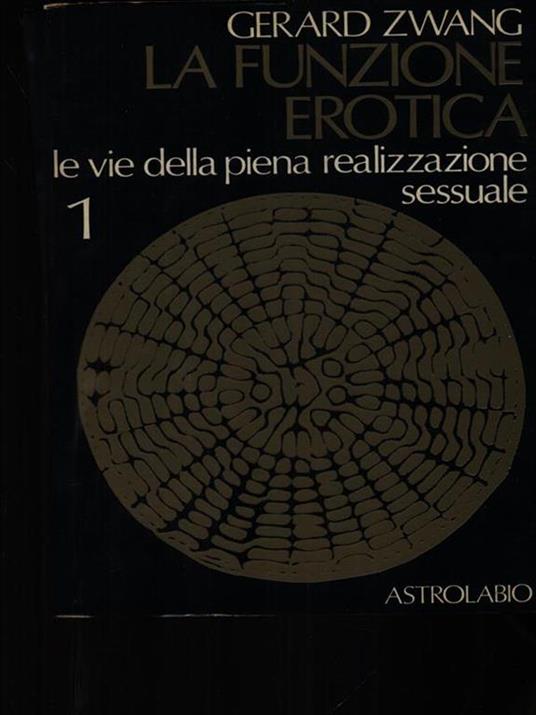 La funzione erotica - Gerard Zwang - copertina