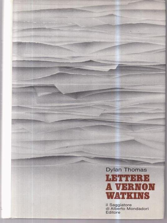 Lettere A Vernon Watkins - Dylan Thomas - copertina