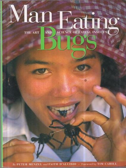 Man Eating Bugs - Peter Menzel - copertina