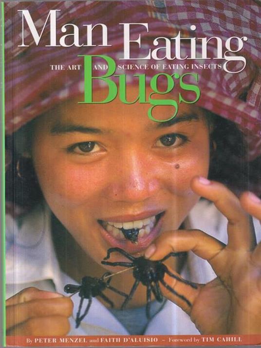 Man Eating Bugs - Peter Menzel - copertina