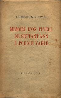 Memori d'on pivell de settant'ann e poesie varie