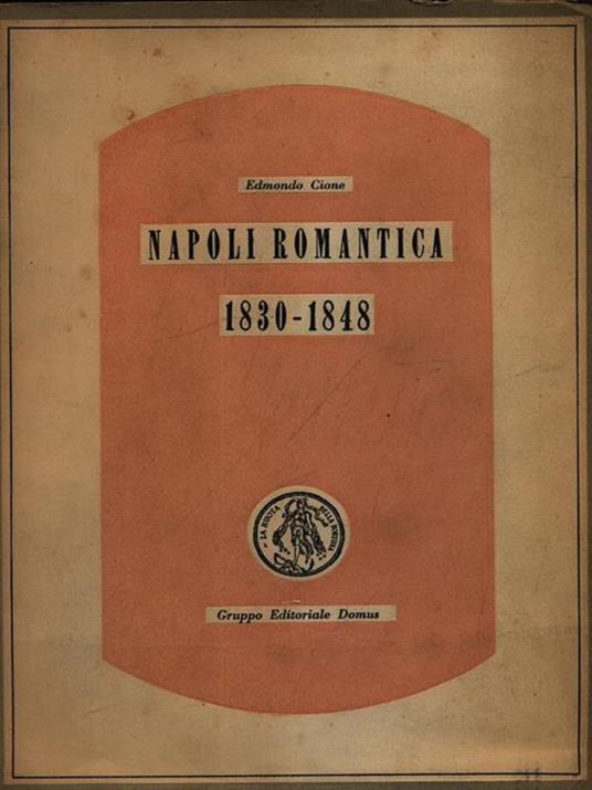 Napoli Romantica - Edmondo Cione - copertina