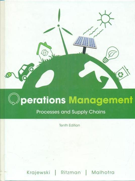 Operations Management 10Th Edition - Lee J. Krajewski - copertina