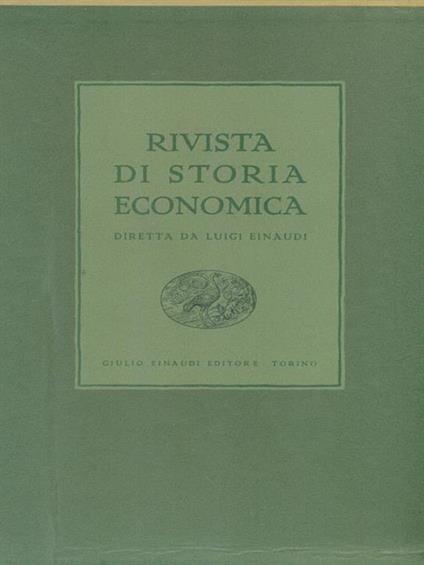 Rivista di storia economica - copertina